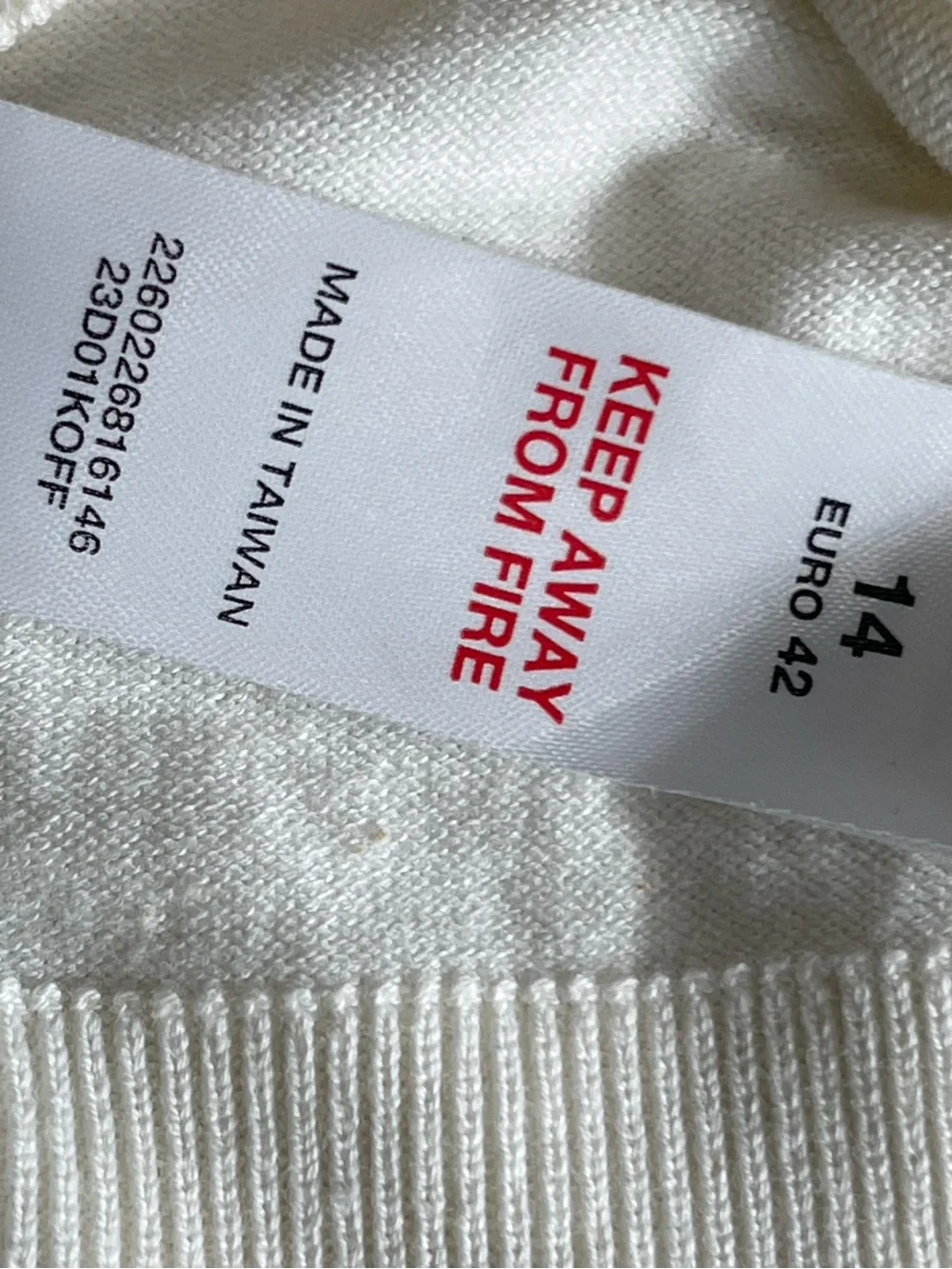 New TOPSHOP Cat Design Cap Sleeve Knit Top SZ M Cream